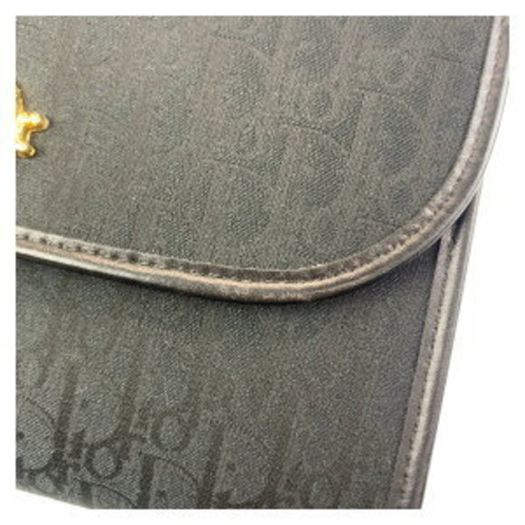 Dior Trotter black canvas shoulder bag - Picture 5 of 9